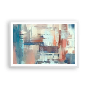 Affisch i vit ram - Att nå ljuset - 91x61 cm