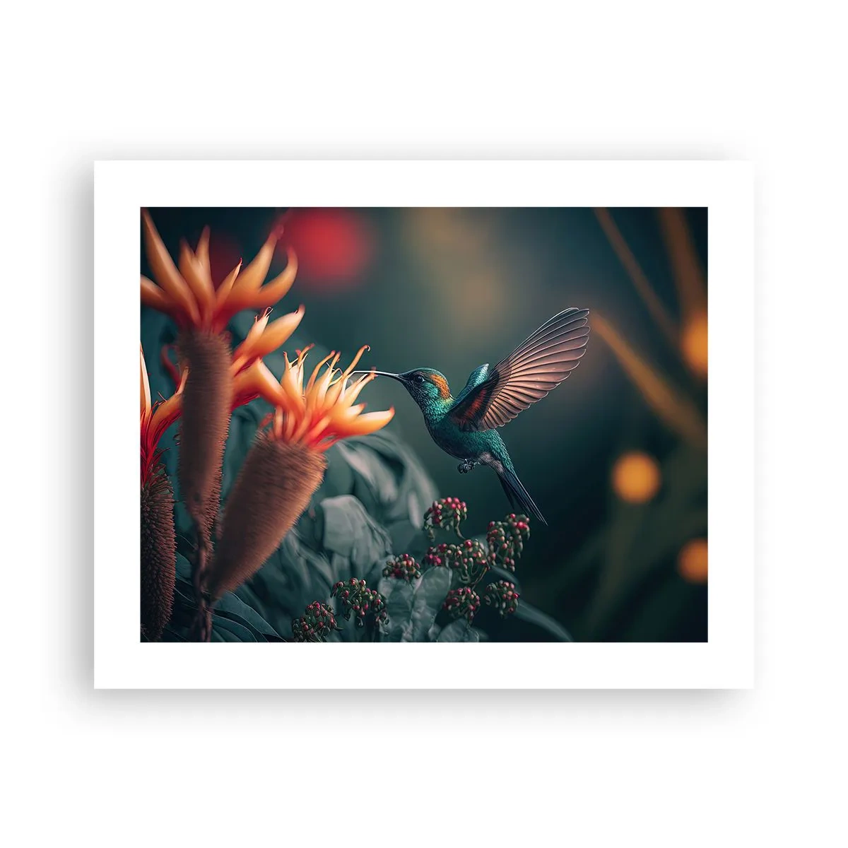 Affisch - Ett verkligt färgglatt liv - 50x40 cm