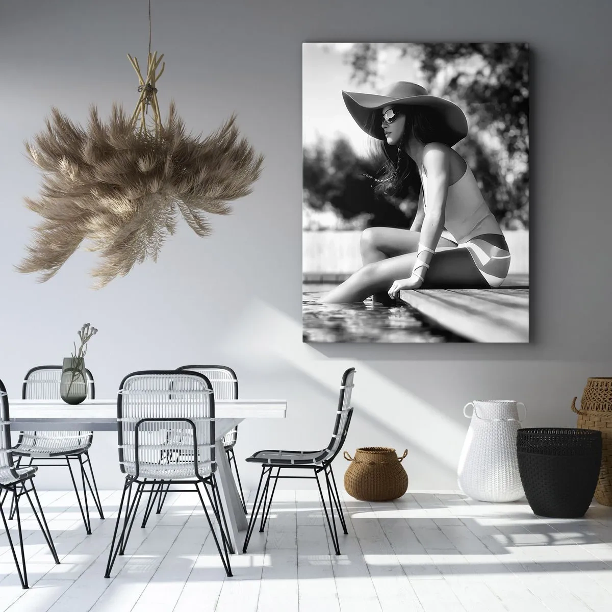 Canvastavla - Bild på duk - En sommardröm - 55x100 cm