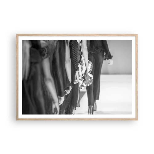 Affisch i ram av ljusek - En elegant parad - 100x70 cm