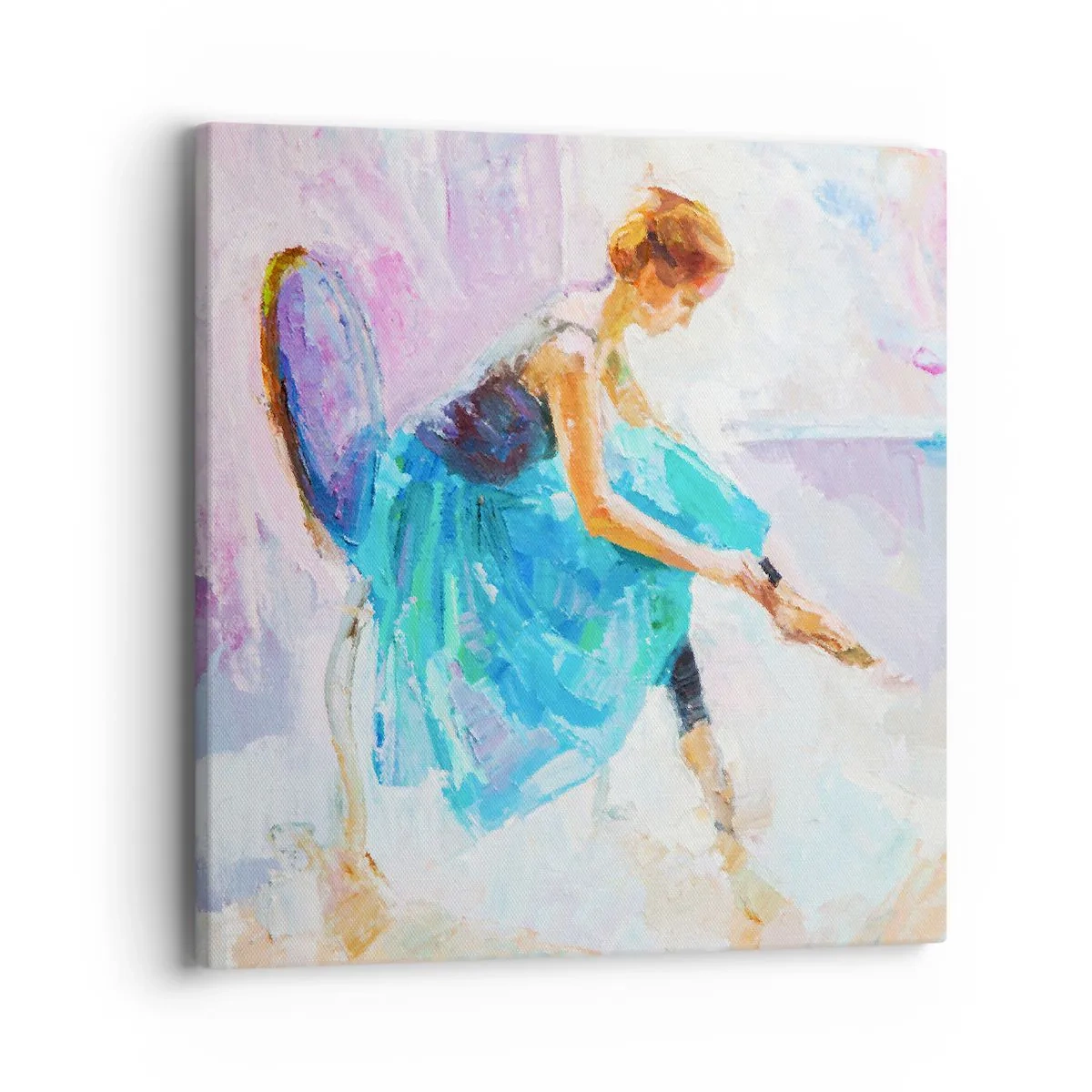 Canvastavla - Bild på duk - Outtalad charm, fin stil - 40x40 cm