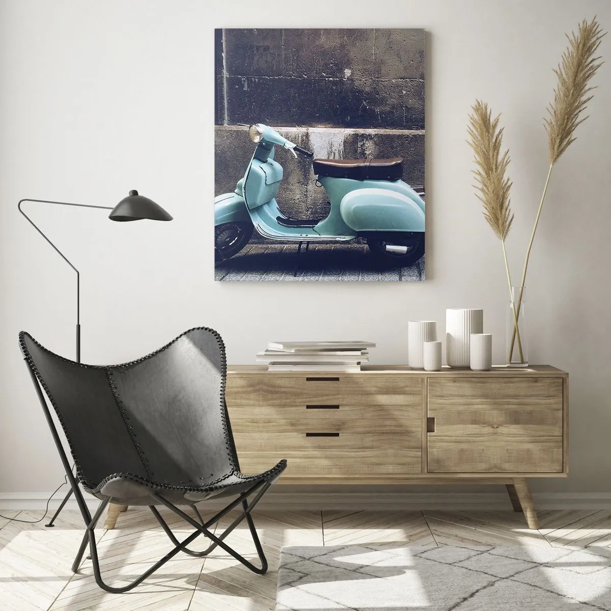 Glastavla - Bild på glas - Oförglömliga stämningar - 50x70 cm