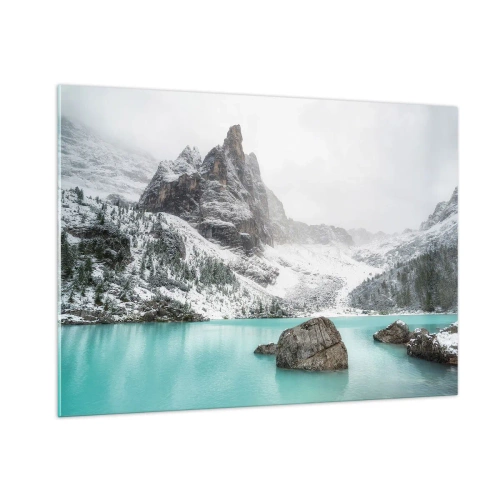 Glastavla - Bild på glas - På vakt - 100x70 cm