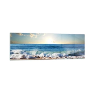 Glastavla - Bild på glas - Rörlighet och orörlighet samtidigt - 160x50 cm