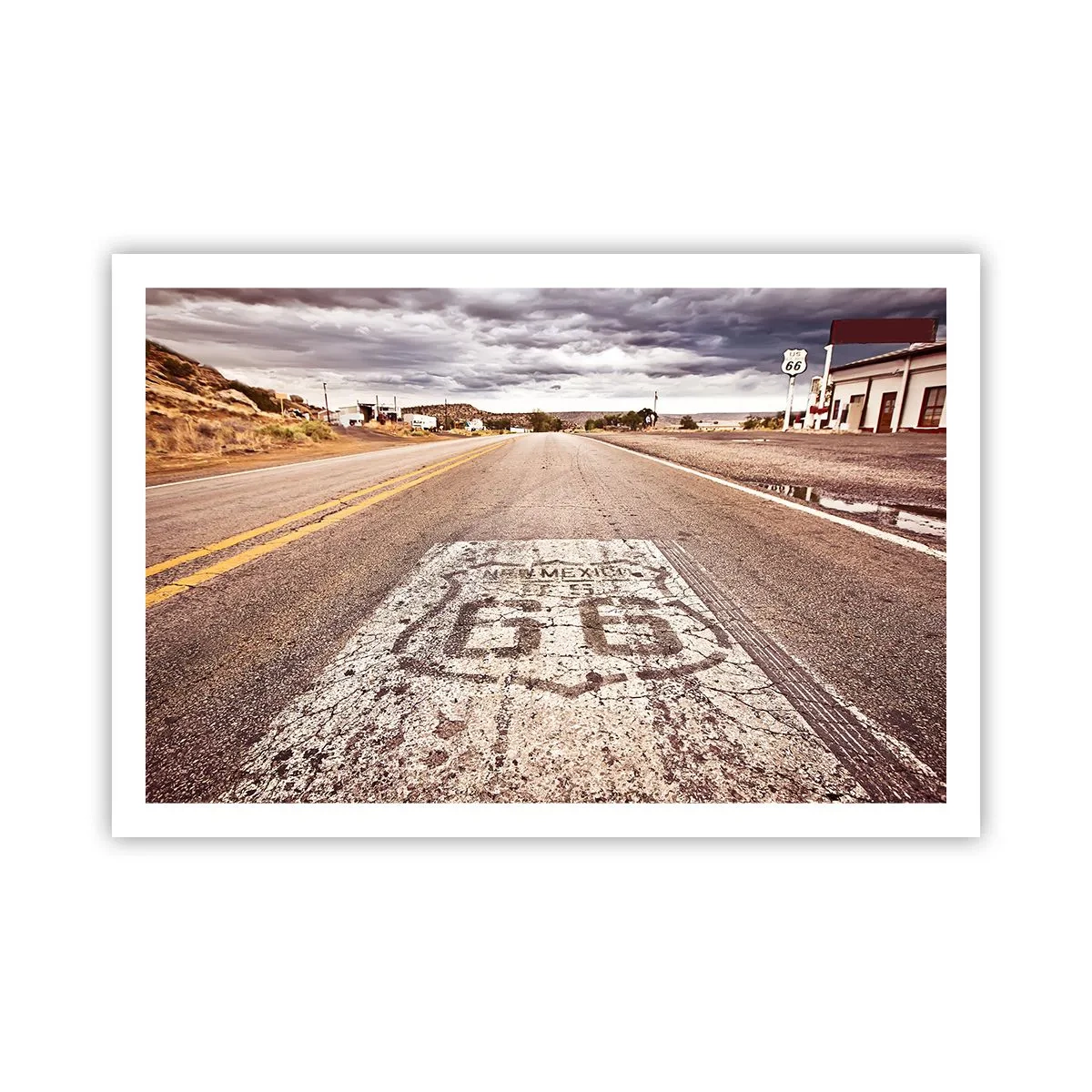 Affisch - Mother Road - amerikanska legenden - 91x61 cm