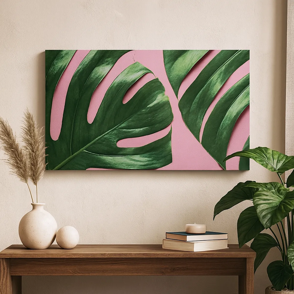 Canvastavla - Bild på duk - Grön rendez-vous - 30x30 cm