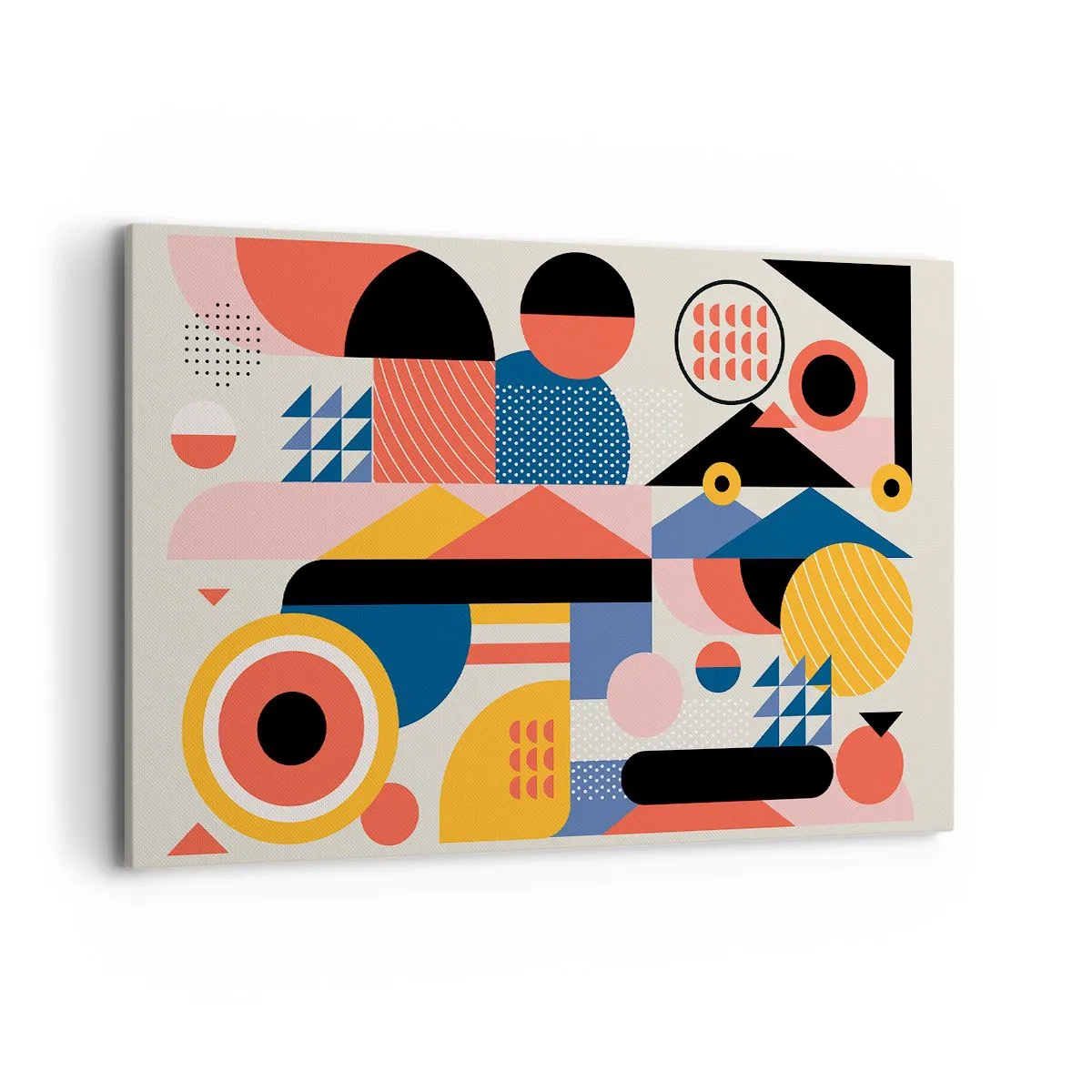 Canvastavla - Bild på duk - Komposition: Lek - 120x80 cm