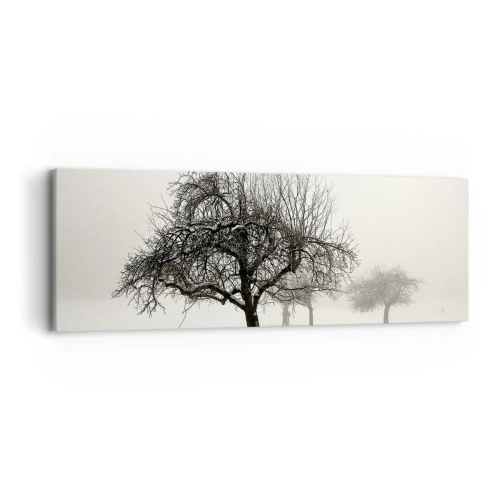 Canvastavla - Bild på duk - Vintersömn - 90x30 cm