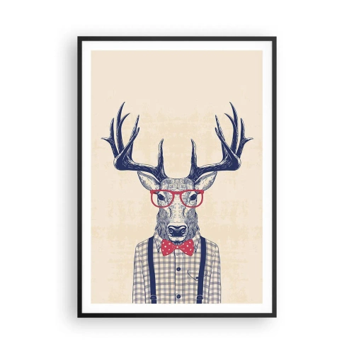 Affisch i svart ram - Rolig extravagans - 70x100 cm