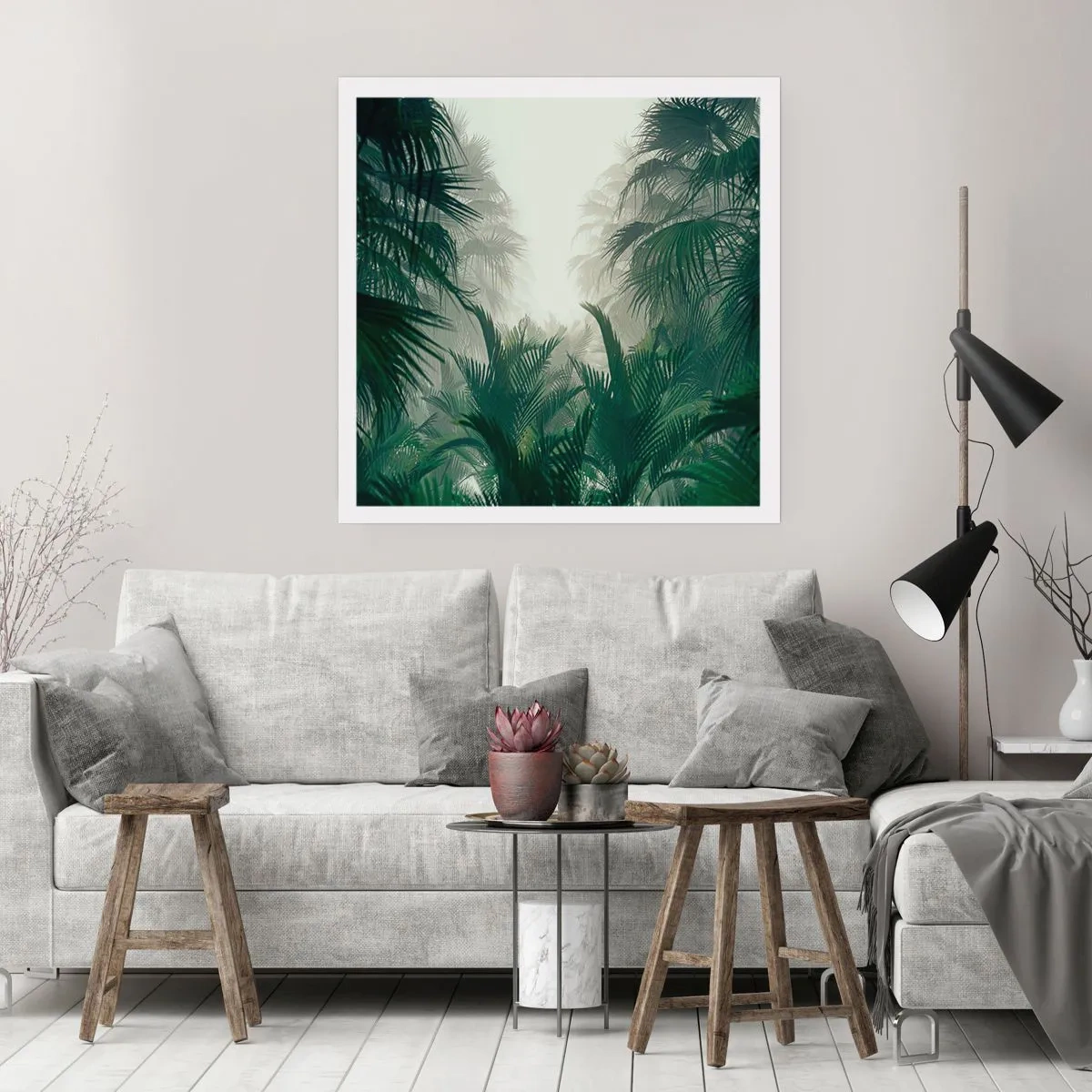 Affisch - Tropisk hemlighet - 60x60 cm