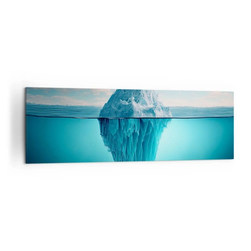 Canvastavla - Bild på duk - Isdrottning - 160x50 cm