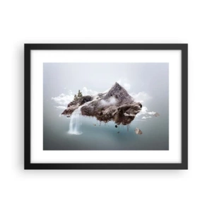 Affisch i svart ram - Med surrealistens öga - 40x30 cm