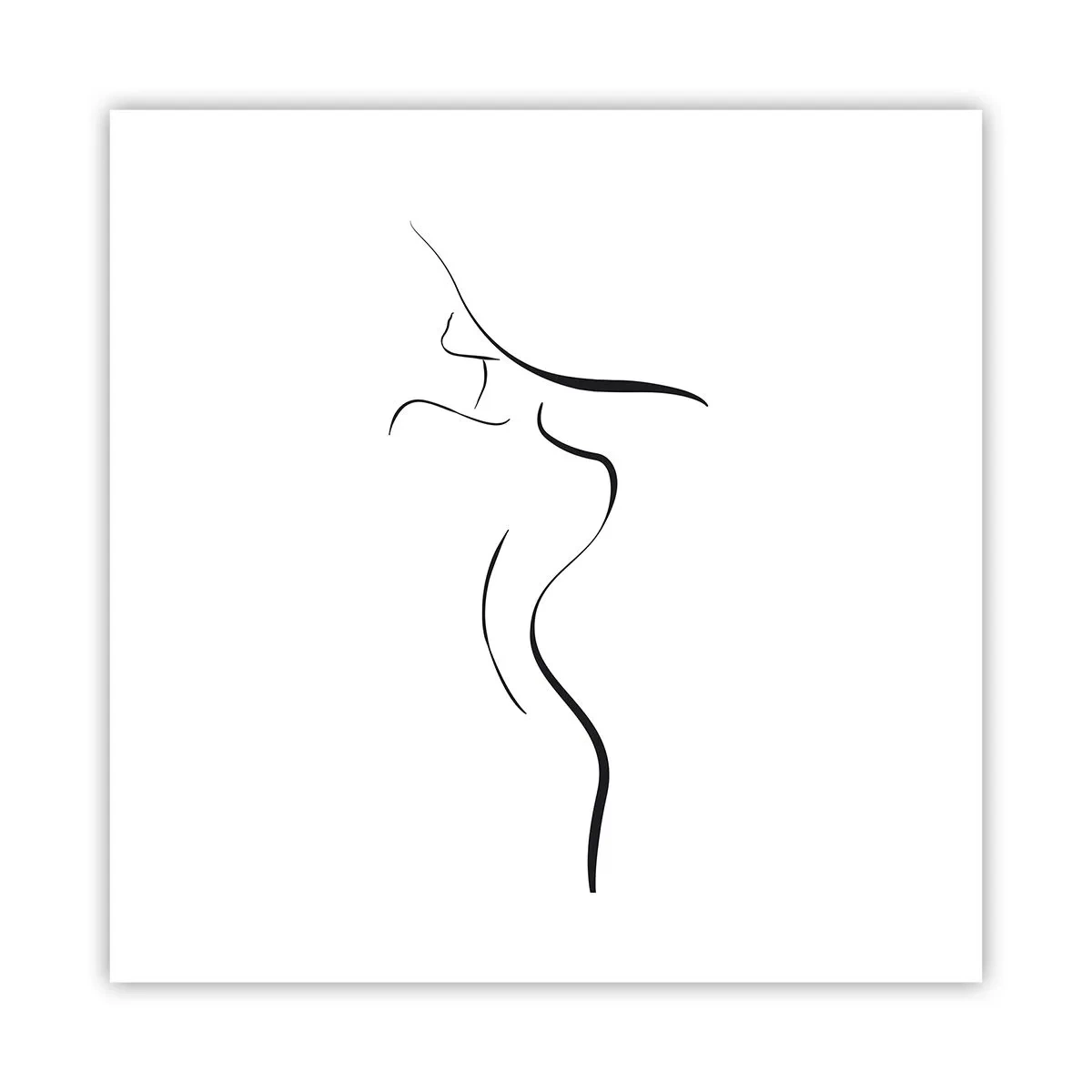 Affisch - Svårfångad som en våg - 60x60 cm