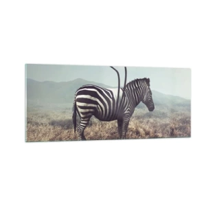 Glastavla - Bild på glas - Akta! Fel - 100x40 cm