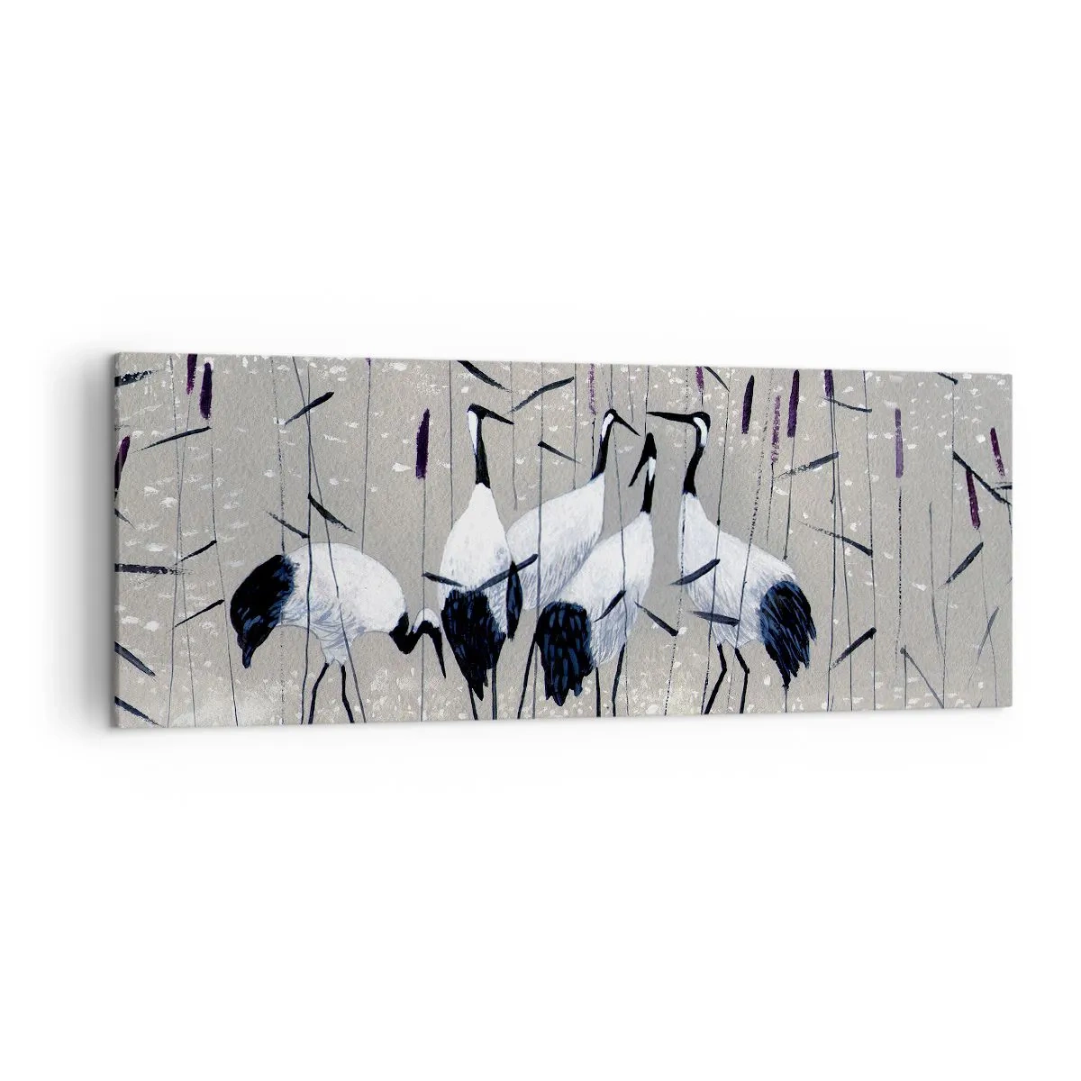 Canvastavla - Bild på duk - Bland sina - 140x50 cm