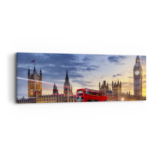 Canvastavla - Bild på duk - Särdrag - 90x30 cm