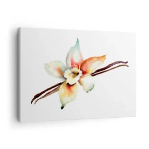 Canvastavla - Bild på duk - Akvarell blommig illustration i pastellfärger - 70x50cm - Söt målning - Modern väggdekoration för vardagsrum och sovrum ARTTOR