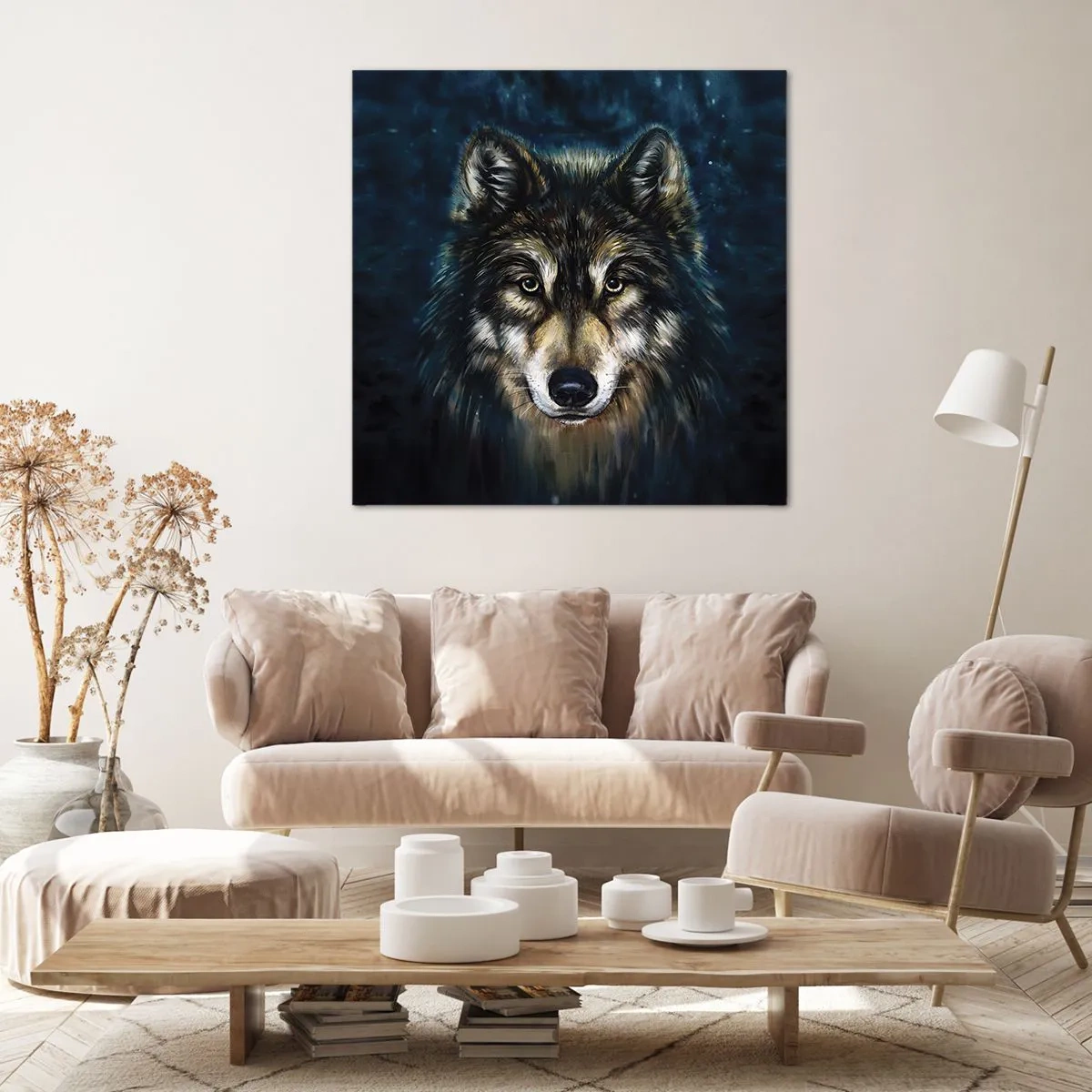 Canvastavla - Bild på duk - Alfa? Och omega - 70x70 cm