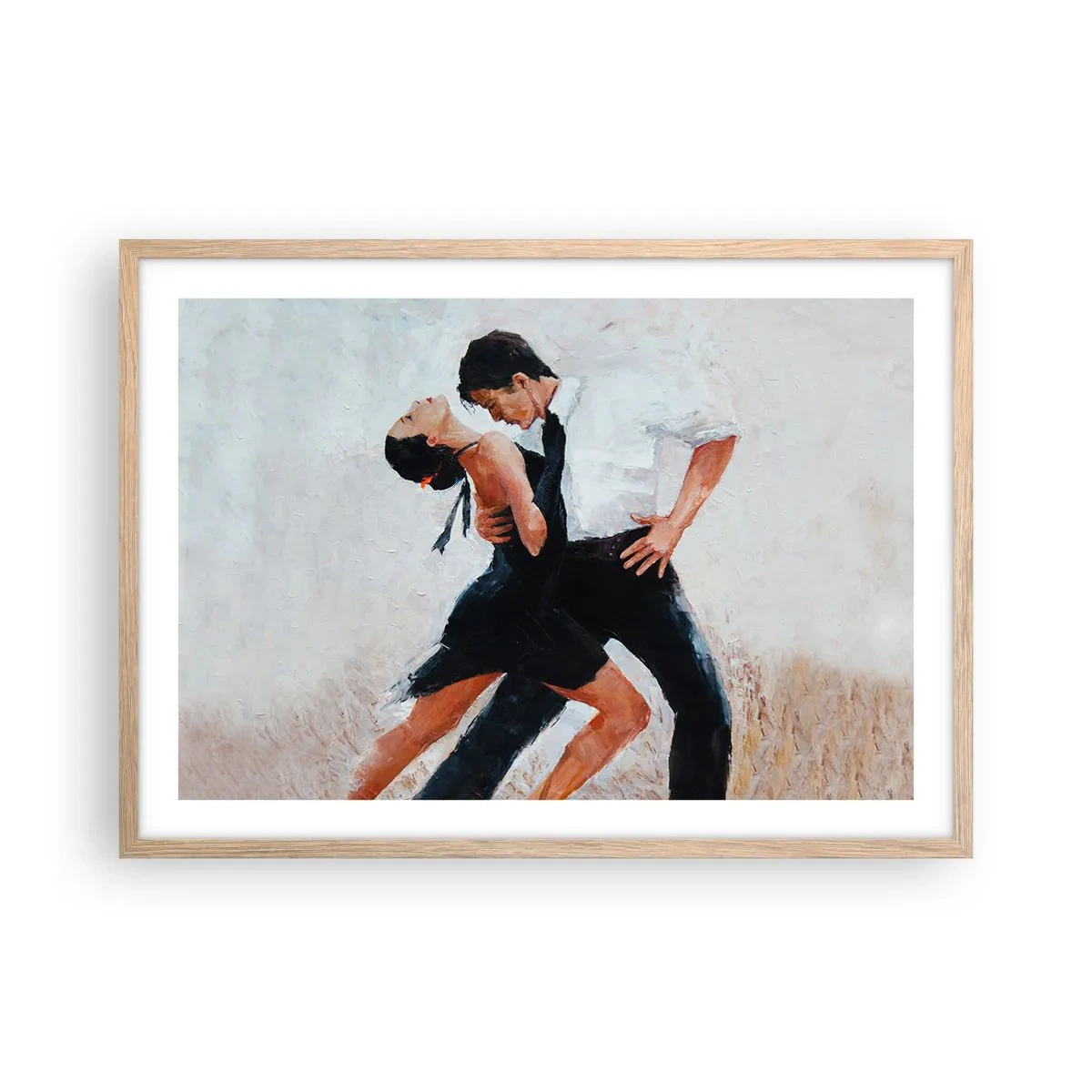 Affisch i ram av ljusek - Mina drömmars tango - 70x50 cm