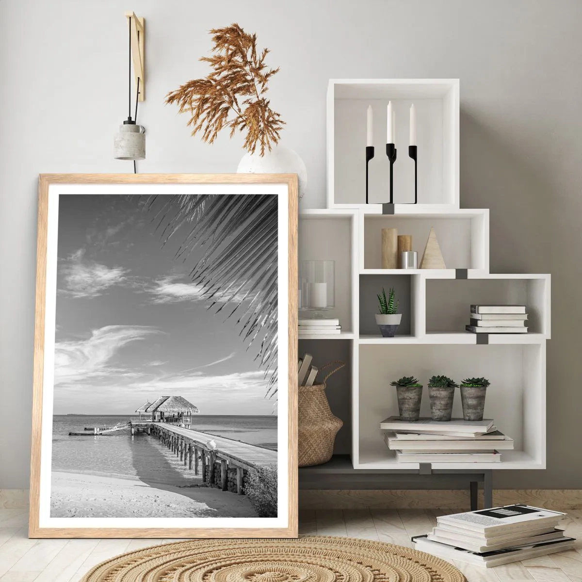 Affisch i ram av ljusek - Minne eller dröm? - 61x91 cm