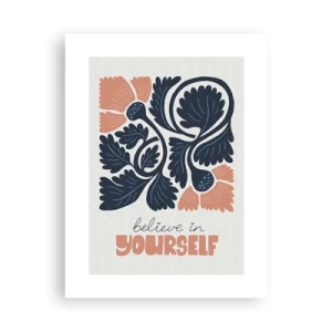 Affisch - Blomma du också - 30x40 cm