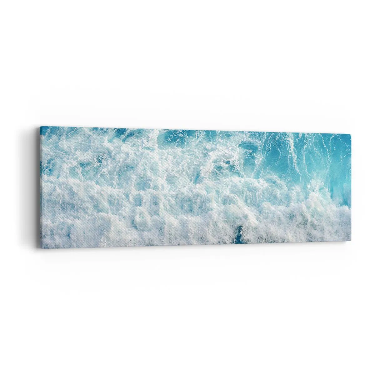 Canvastavla - Bild på duk - Glatt och hoppande - 90x30 cm