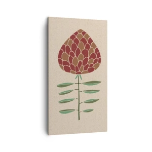 Canvastavla - Bild på duk - Som en stor barrkotte - 45x80 cm