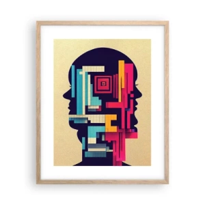 Affisch i ram av ljusek - Nya band - 40x50 cm