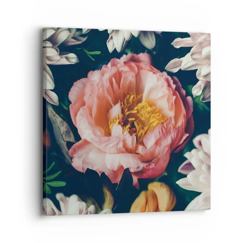 Canvastavla - Bild på duk - Med barockprakt - 30x30 cm