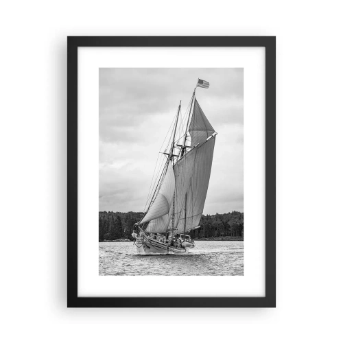 Affisch i svart ram - Vindens bröder - 30x40 cm
