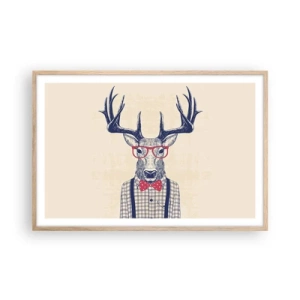 Affisch i ram av ljusek - Rolig extravagans - 91x61 cm