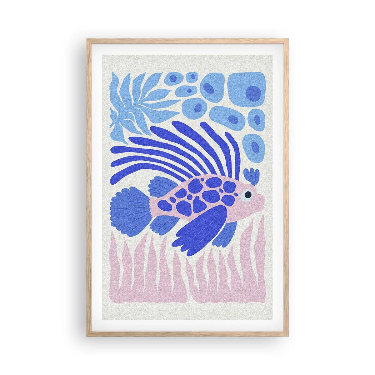 Affisch i ram av ljusek - I sitt rätta miljö - 61x91 cm