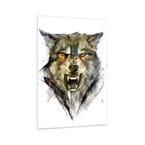 Glastavla - Bild på glas - Stå stilla! - 70x100 cm