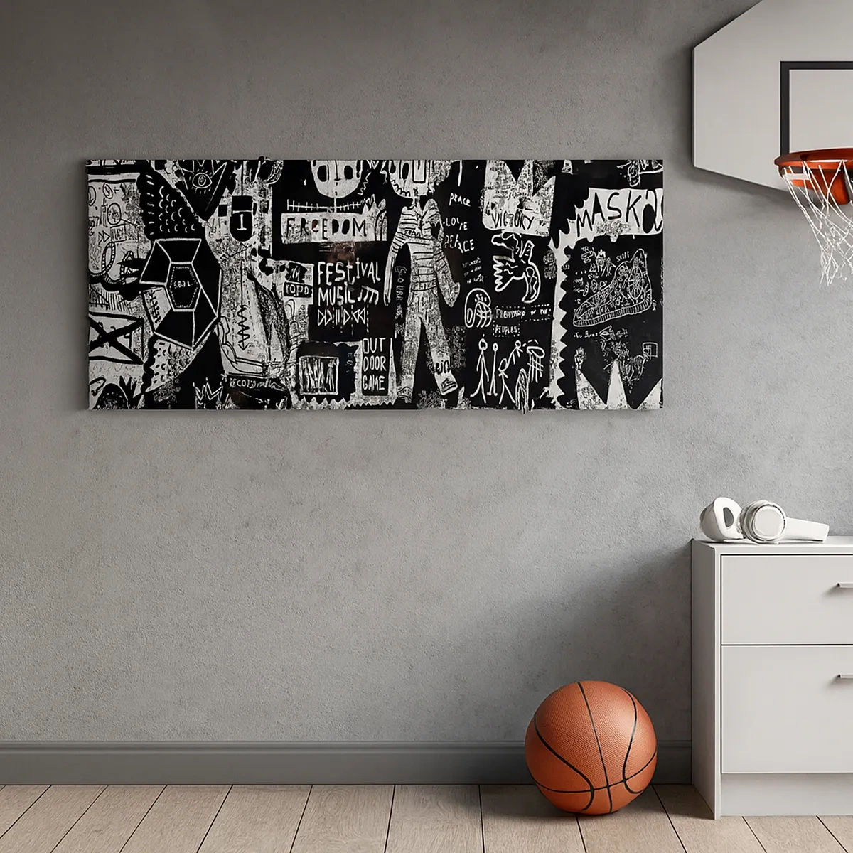 Canvastavla - Bild på duk - Unga själens rättigheter och glädje - 30x30 cm