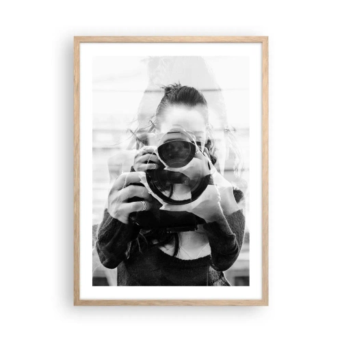 Affisch i ram av ljusek - Skapare och material - 50x70 cm