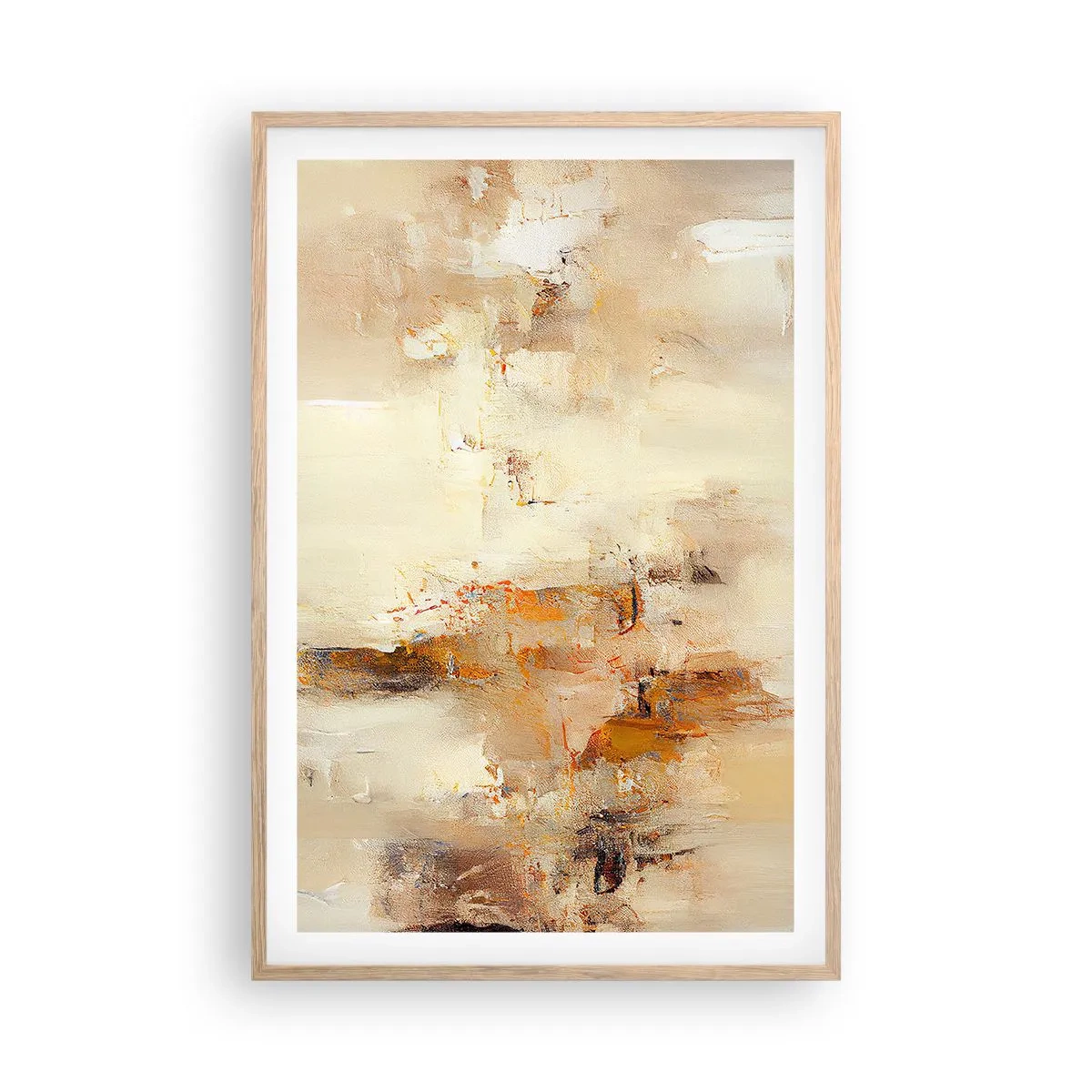 Affisch i ram av ljusek - Bärnstenens själ - 61x91 cm