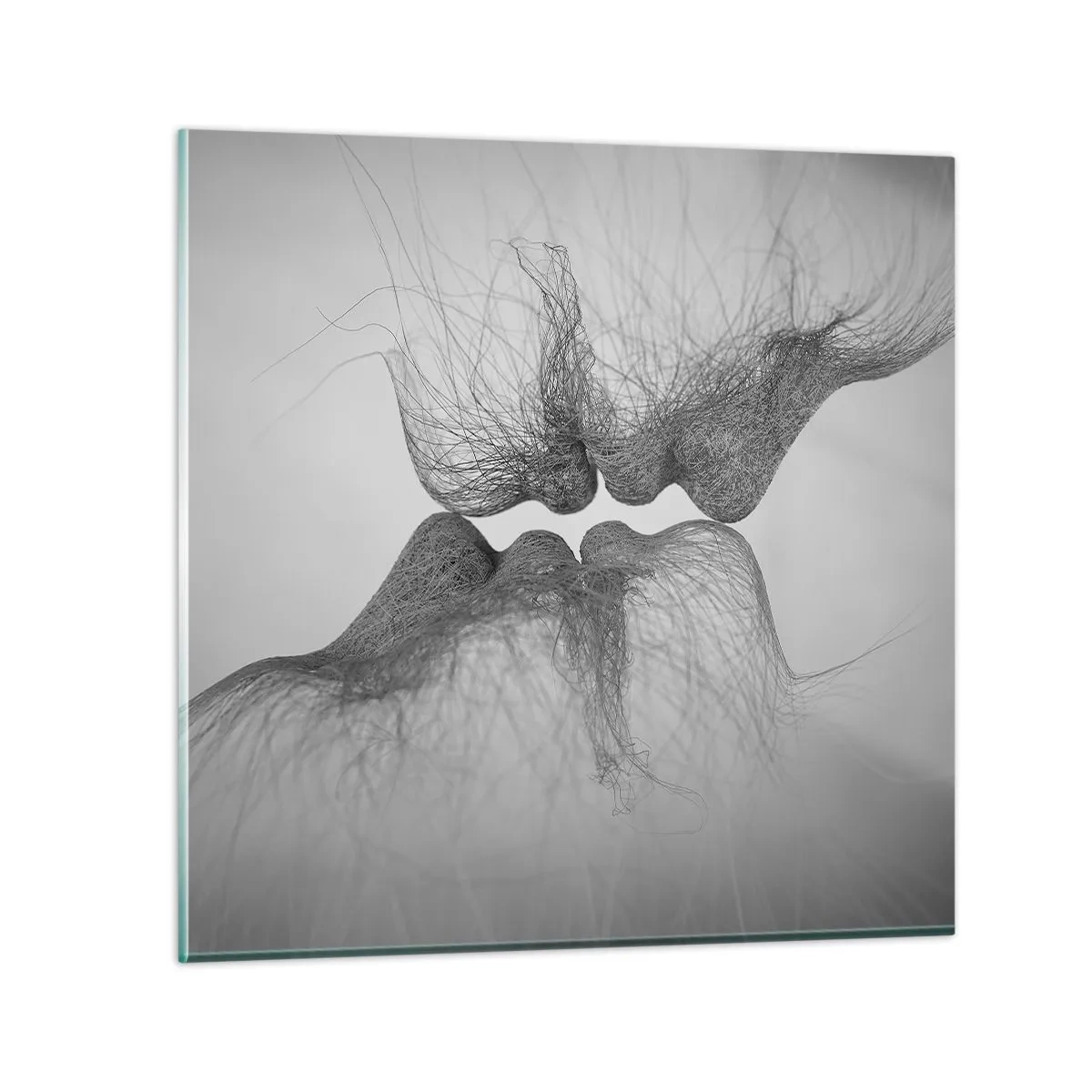 Glastavla - Bild på glas - Vindens kyss - 40x40 cm