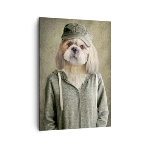 Canvastavla - Bild på duk - Jag föredrar avslappnad stil - 50x70 cm