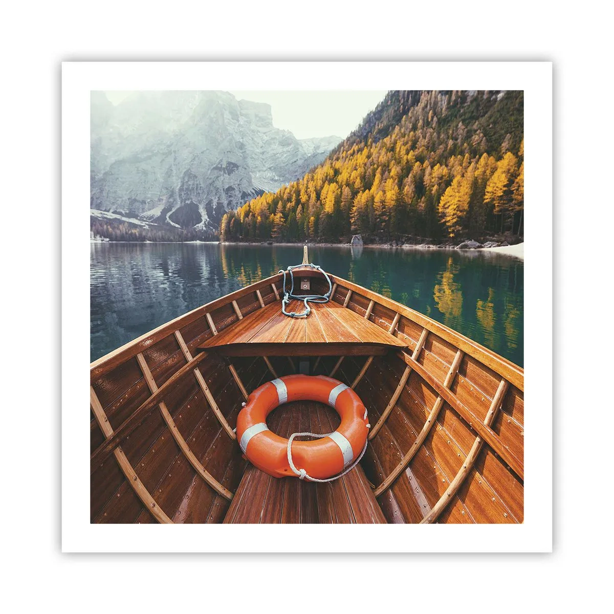 Affisch - Utflykt i fjällen - 60x60 cm