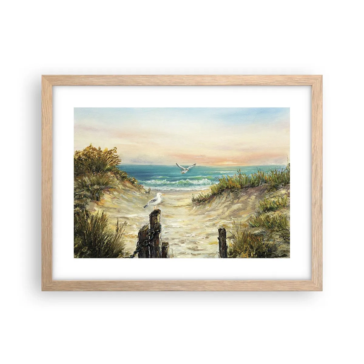 Affisch i ram av ljusek - Vindstilla - 40x30 cm