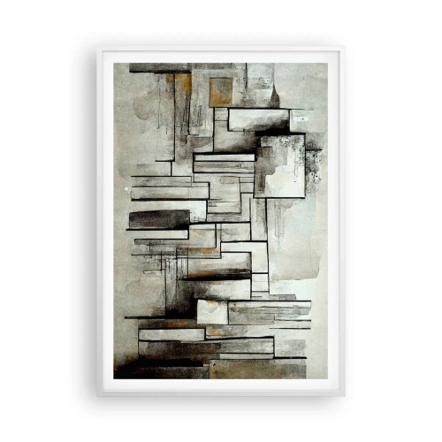 Affisch i vit ram - Kraften i enkelhet - 70x100 cm