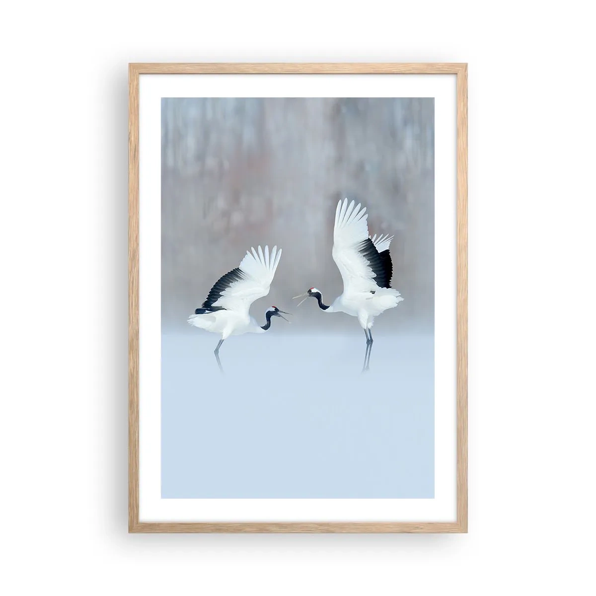 Affisch i ram av ljusek - Dansen i dimman - 50x70 cm