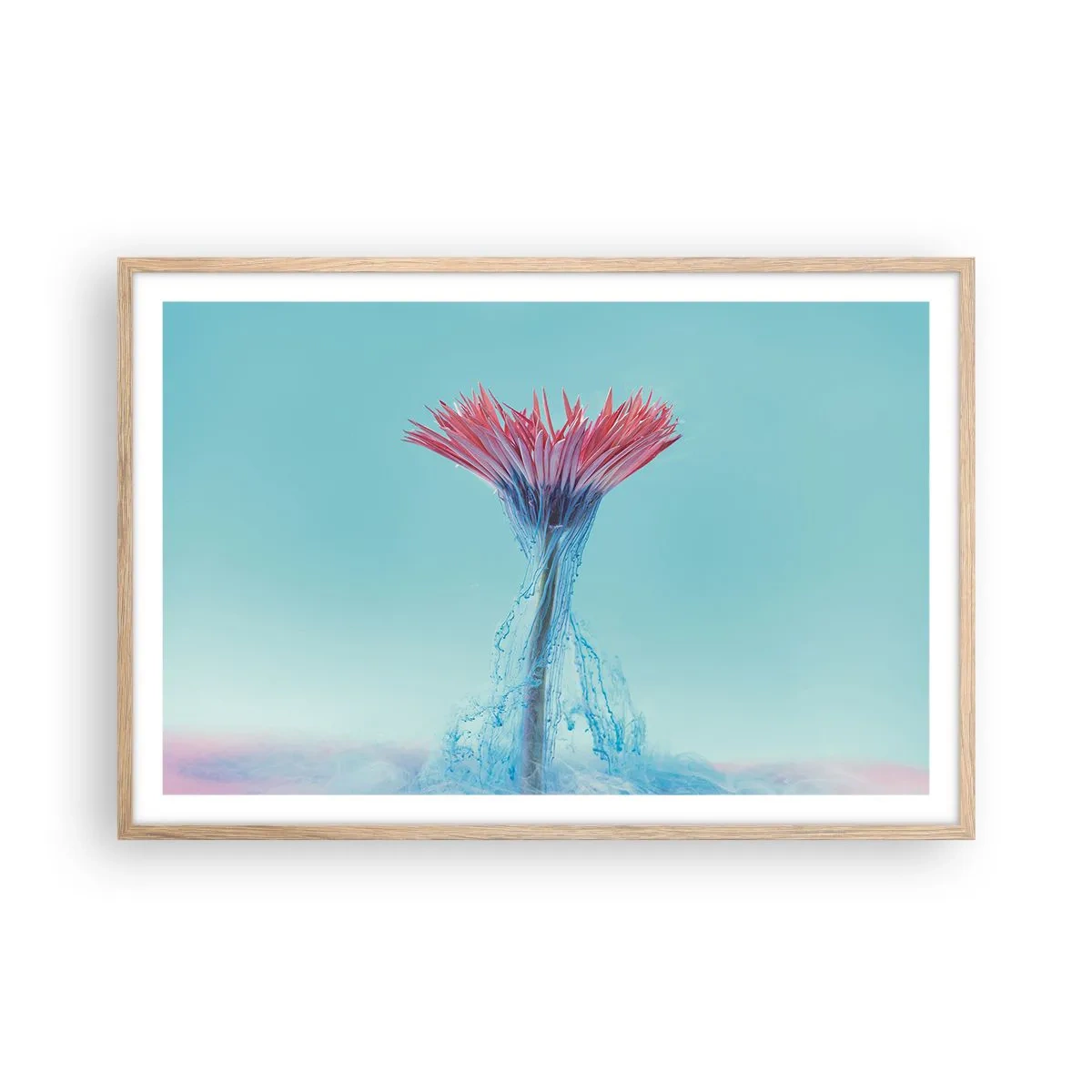 Affisch i ram av ljusek - I upplivande famn - 91x61 cm