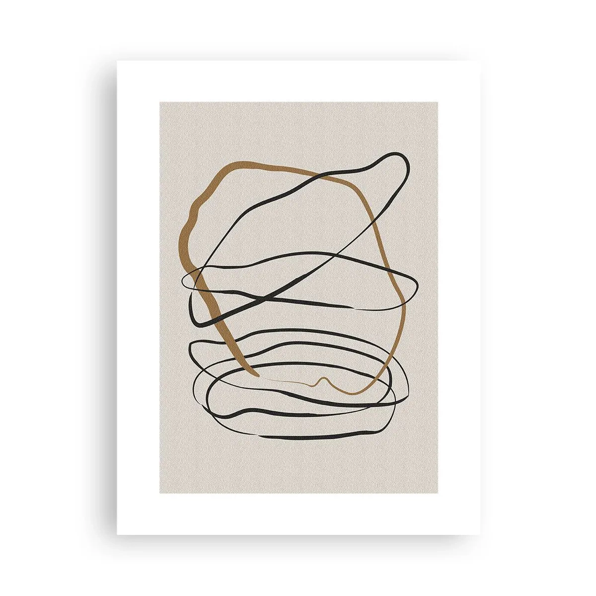 Affisch - Komposition: besittande dans - 30x40 cm