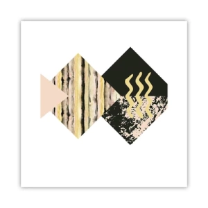 Affisch - Inte så enkelt - 30x30 cm