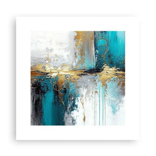 Affisch - Allting flödar - 30x30 cm