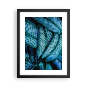 Affisch i svart ram - Livslinjer - 30x40 cm