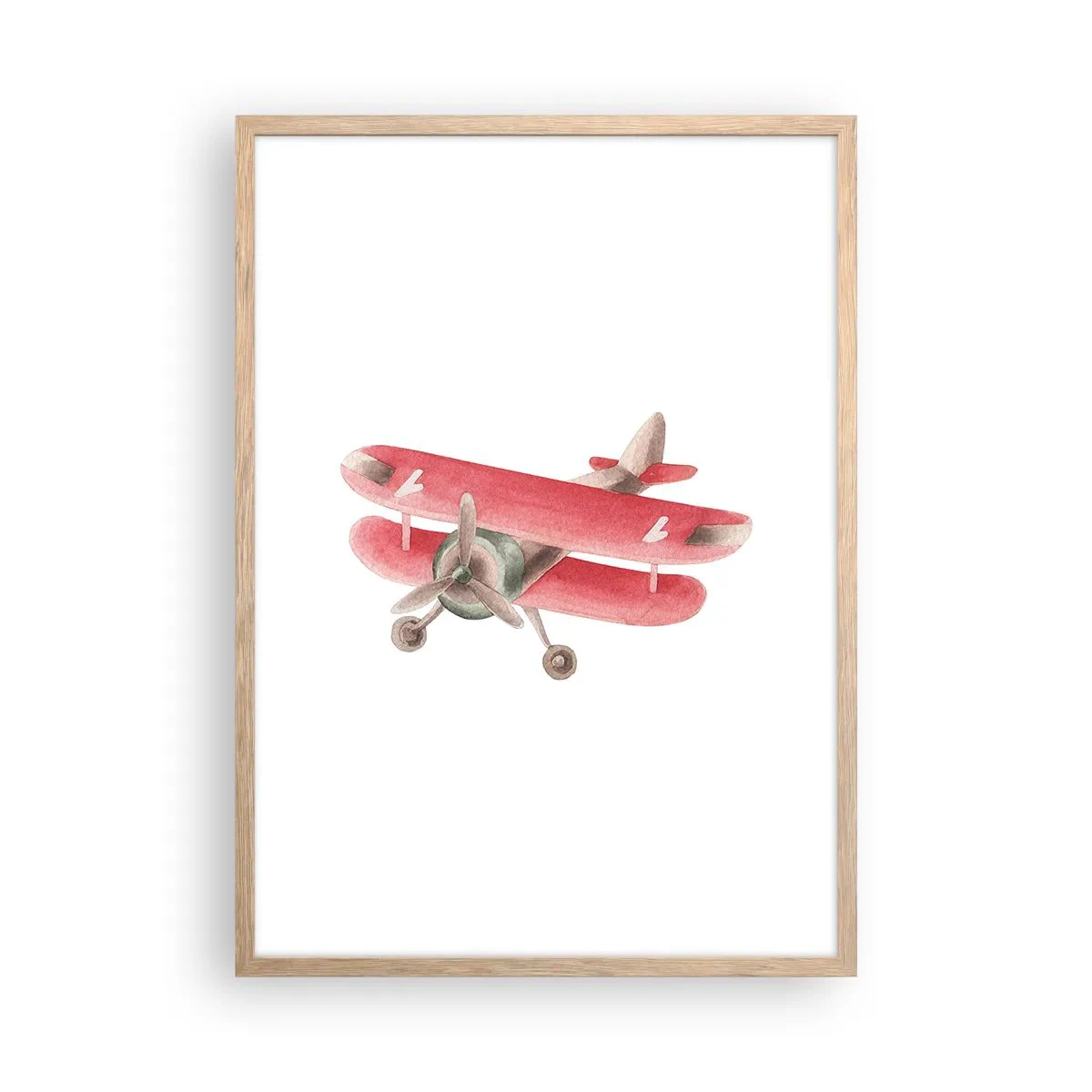 Affisch i ram av ljusek - Redo att flyga högt - 50x70 cm
