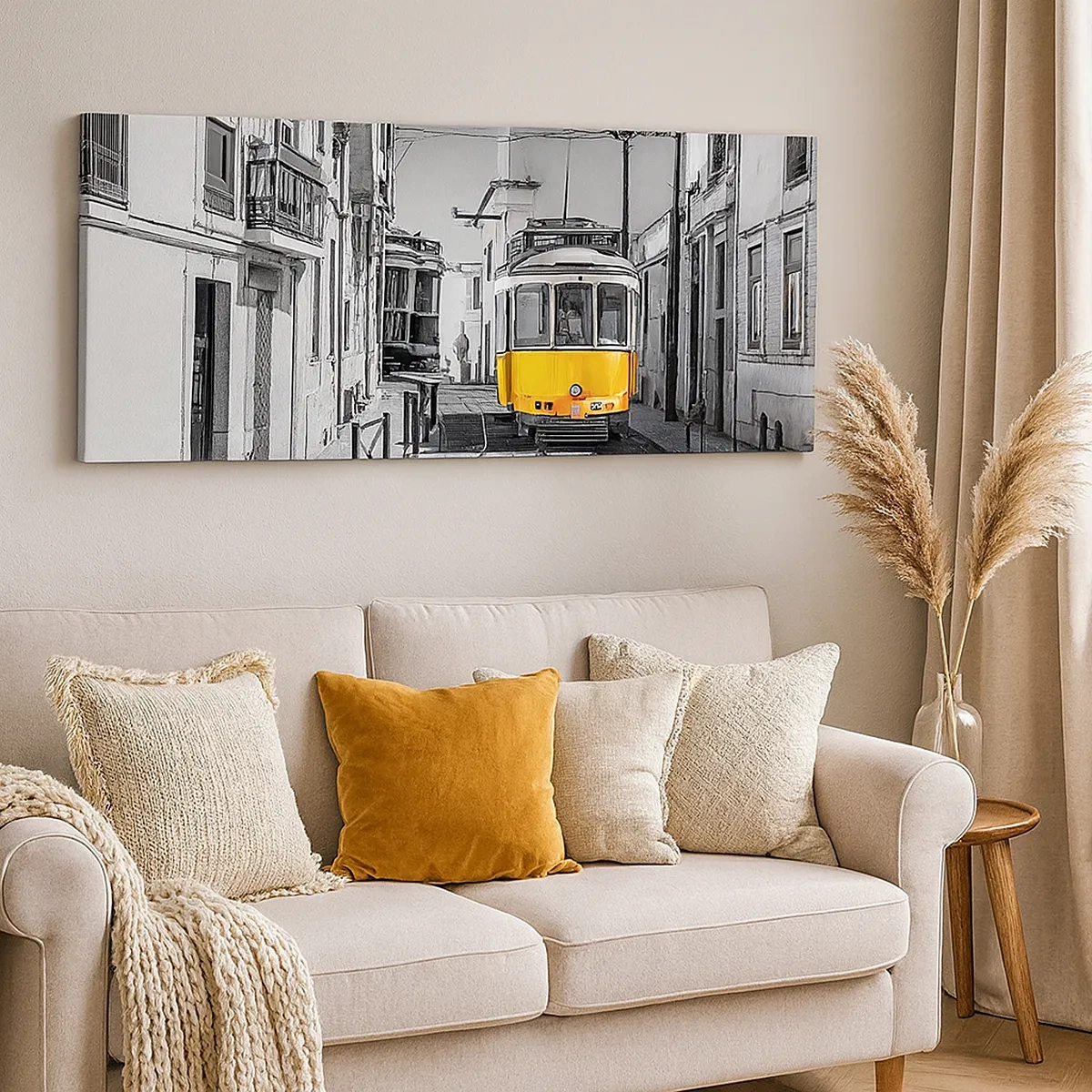 Canvastavla - Bild på duk - Lissabons anda - 30x30 cm