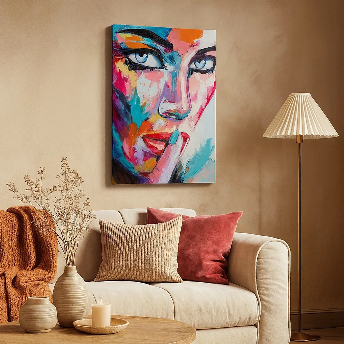 Canvastavla - Bild på duk - Vår första hemlighet - 50x70 cm